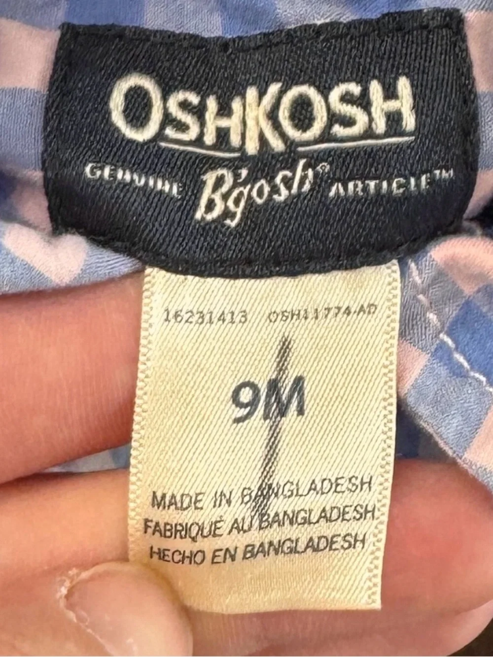 OshKosh Bgosh 9m oshkosh